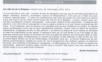 livre 180 ans de la Belgique