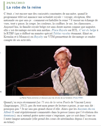 article 70 ans de Paola Cahiers de la semaine